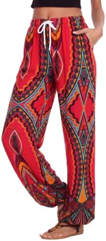 Floral Boho Yoga Harem Jogger Pants, Print #14