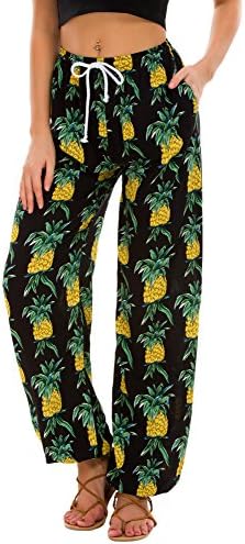 Floral Boho Yoga Harem Jogger Pants, Print #15