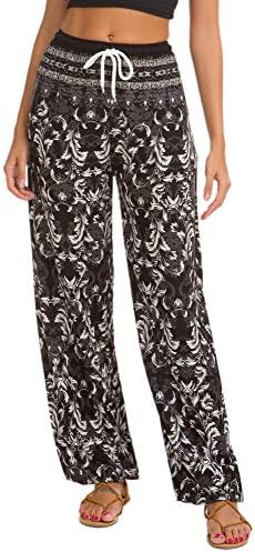 Floral Boho Yoga Harem Jogger Pants, Print #21