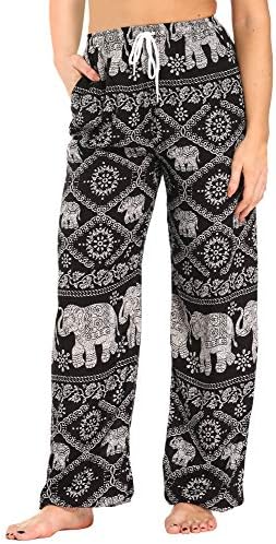 Floral Boho Yoga Harem Jogger Pants, Print #24