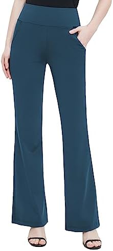 High Waist Stretchy Bootcut Yoga Pants Casual Flare Leggings Workout Bootleg Pants
