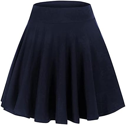 Mini Skater Flared Skirt Printed and Solid Tennis Skirt